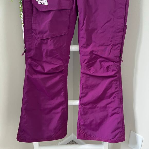 The North Face Snow Pants Snow Board Ski Winter Hyvent magenta purple Women’s XS - Picture 3 of 16